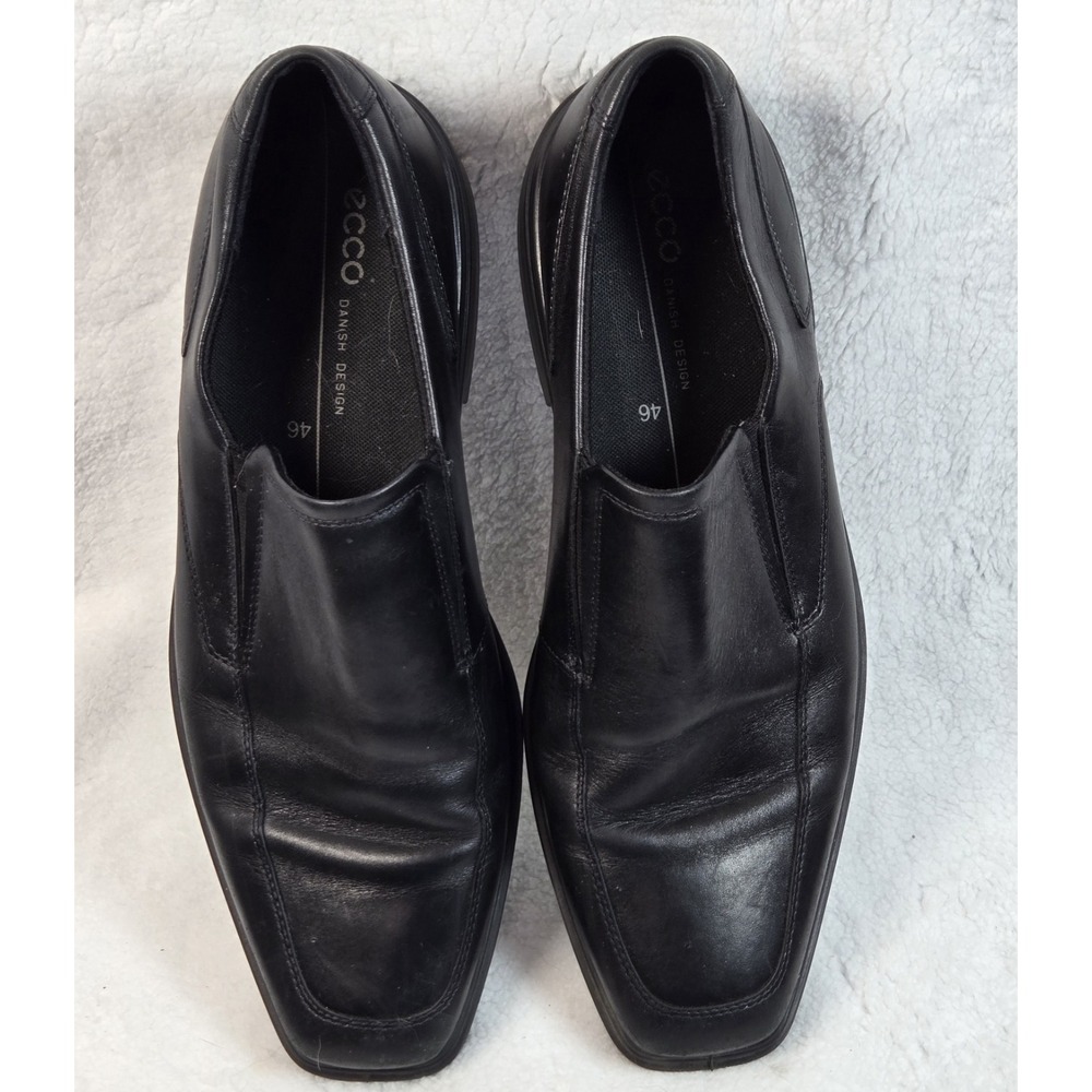 Men's Ecco Citytray Bike Toe Slip On Loafers Leather Size US Size 12